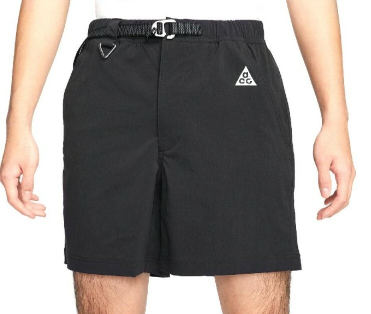 「現貨」NIKE ACG SHORTS 黑色 刺繡 拉鍊口袋 戶外機能 短褲【FN2431-010】