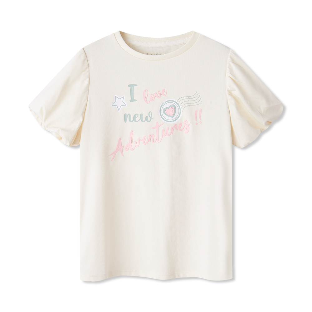 女童裝針織短袖T恤