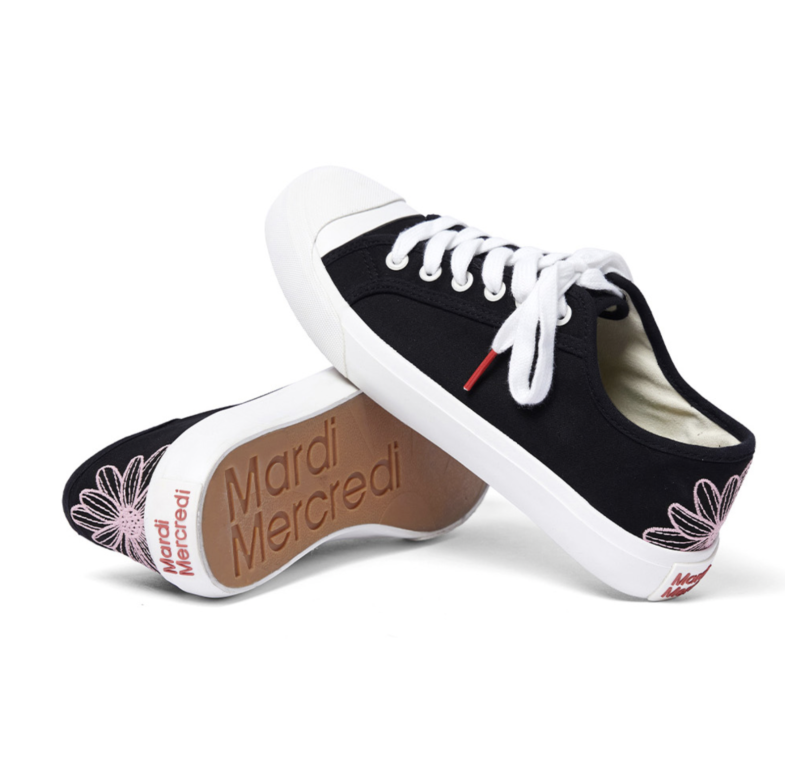 ◆Mardi Mercredi◆ ECLORE SNEAKERS_BLACK PINK ◆大人気◆ ECLORE SNEAKERS_BLACK PINK - MARDI MERCREDI