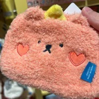 [S] BUTTER FA2023005 BALL HEART SYRUP BEAR SQUARE POUCH,RED, 8809921830589 (SBR35)