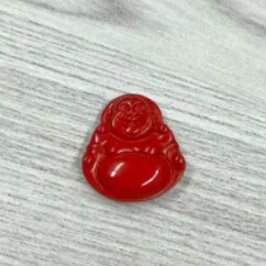 [S] GEMZ & CO CINN CINN SMILING BUDDHA CARVING PENDANT, Z50 (Z50)
