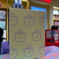 [S] BUTTER FB1224012 ALL DAY SYRUP BEAR HAND TOWEL 2P SET 34X34,PURPLE, 8809963194755 (SBR38)