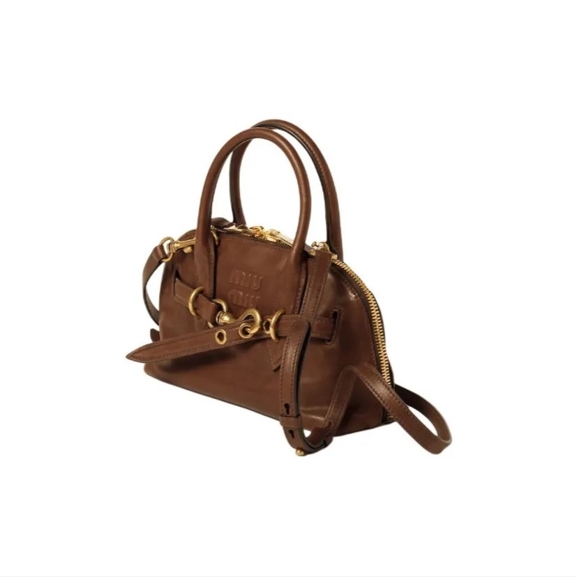 MIU MIU Aventure 納帕皮革手挽手袋