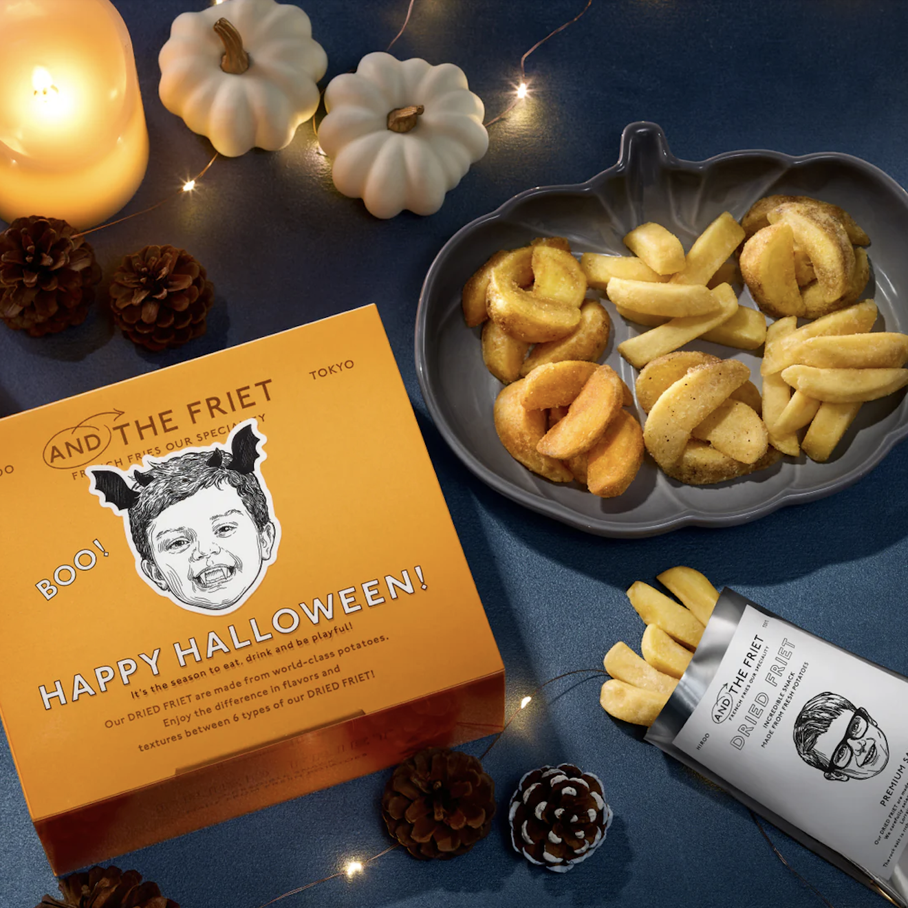 【🎃】AND THE FRIET 雜錦薯條 Halloween Box