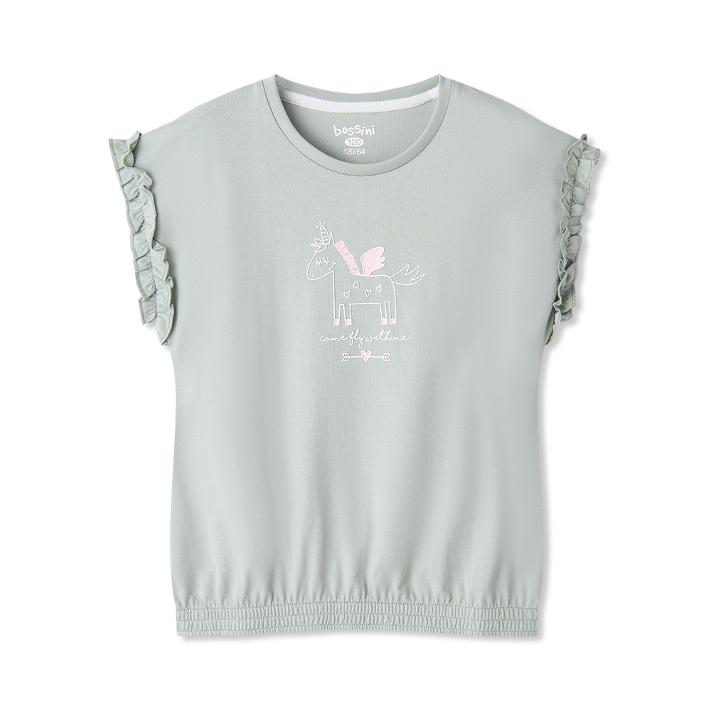 女童裝針織短袖T恤