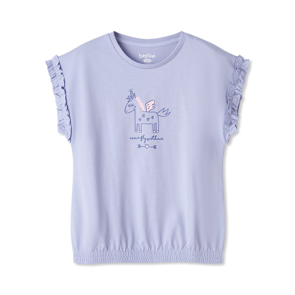 女童裝針織短袖T恤