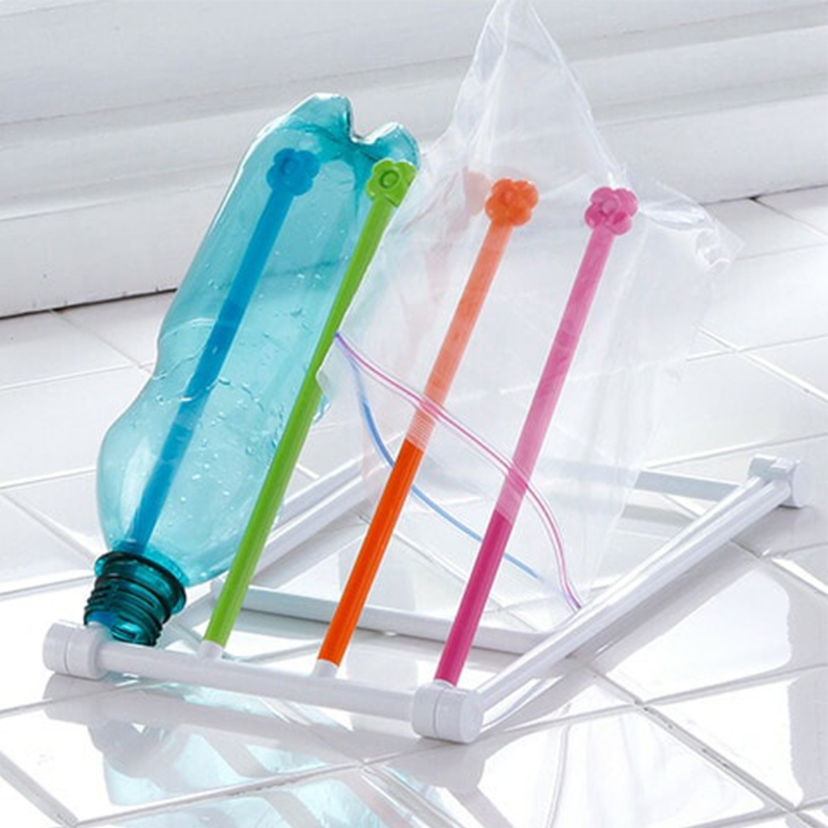 洗碗布/塑膠瓶晾乾架