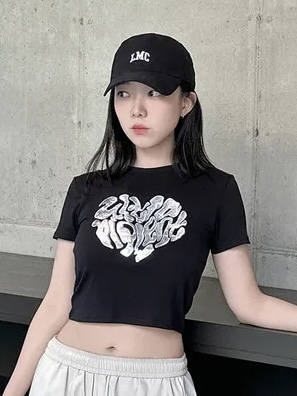 Silver Crop Top