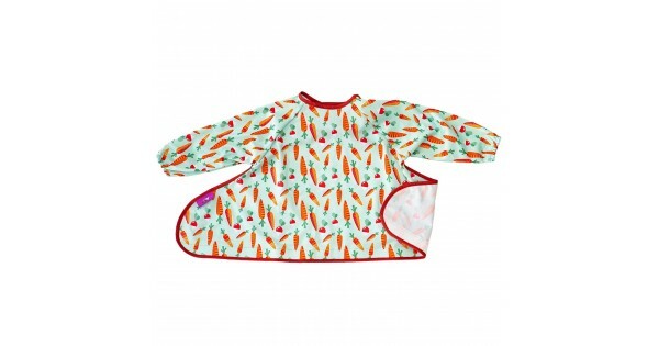 Tidy Tot 防水輕便飯衣(魔術貼)-長袖 Carrots & Radishes