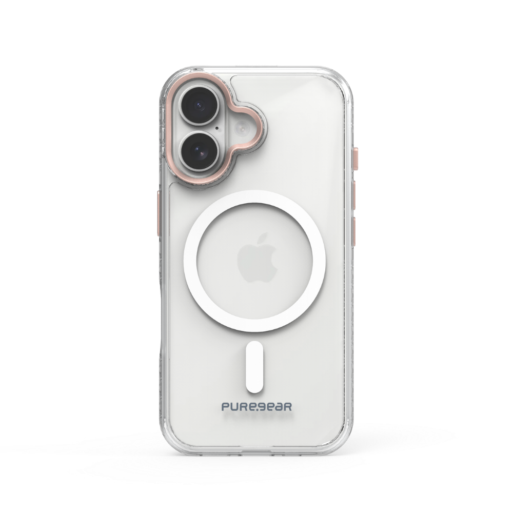 iPhone 16 冰鑽減壓防摔保護殼 Magsafe / 玫瑰