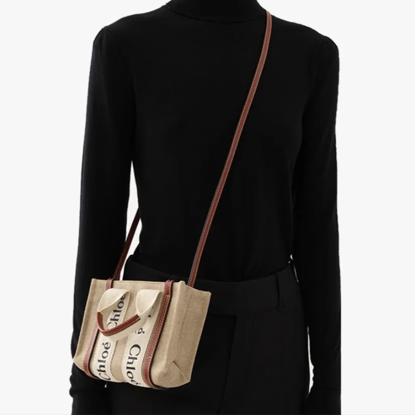 CHLOE Woody 迷你 托特 手袋