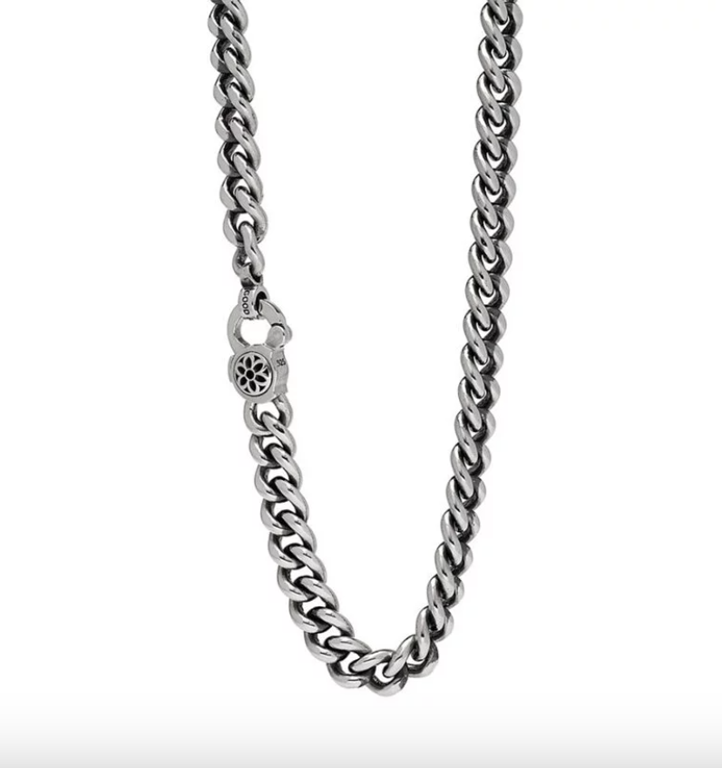 CURB CHAIN NECKLACE - A