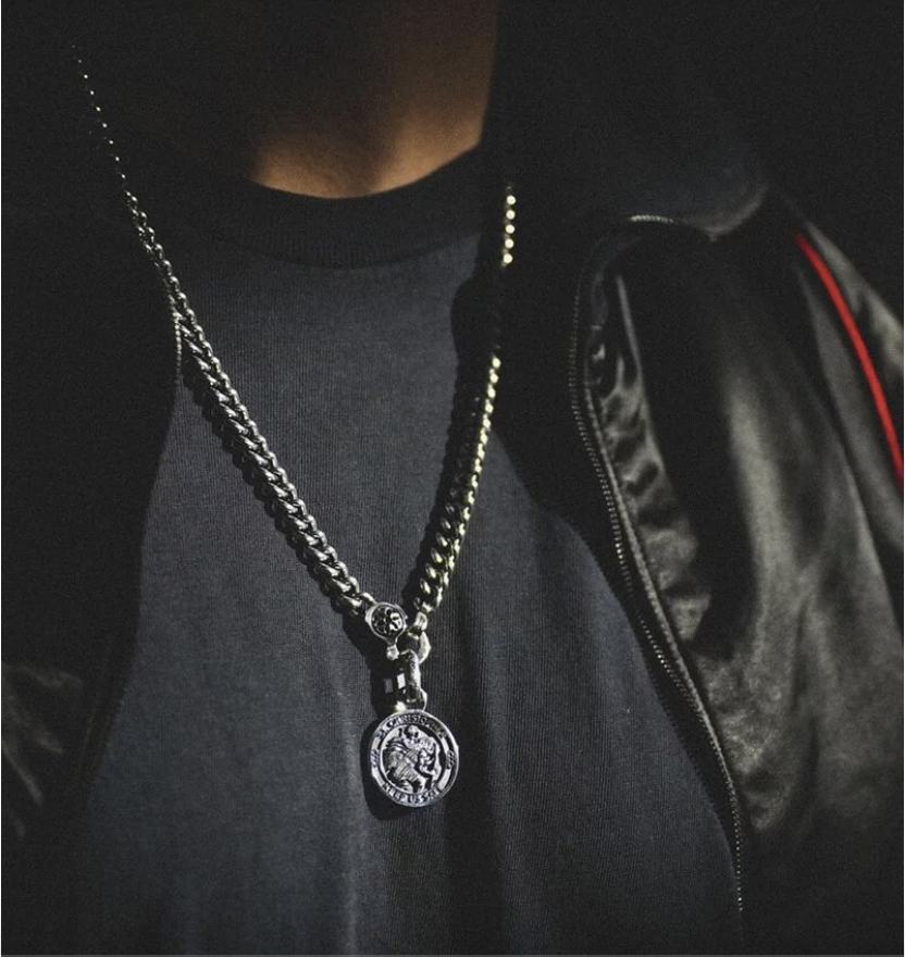 CURB CHAIN NECKLACE - A