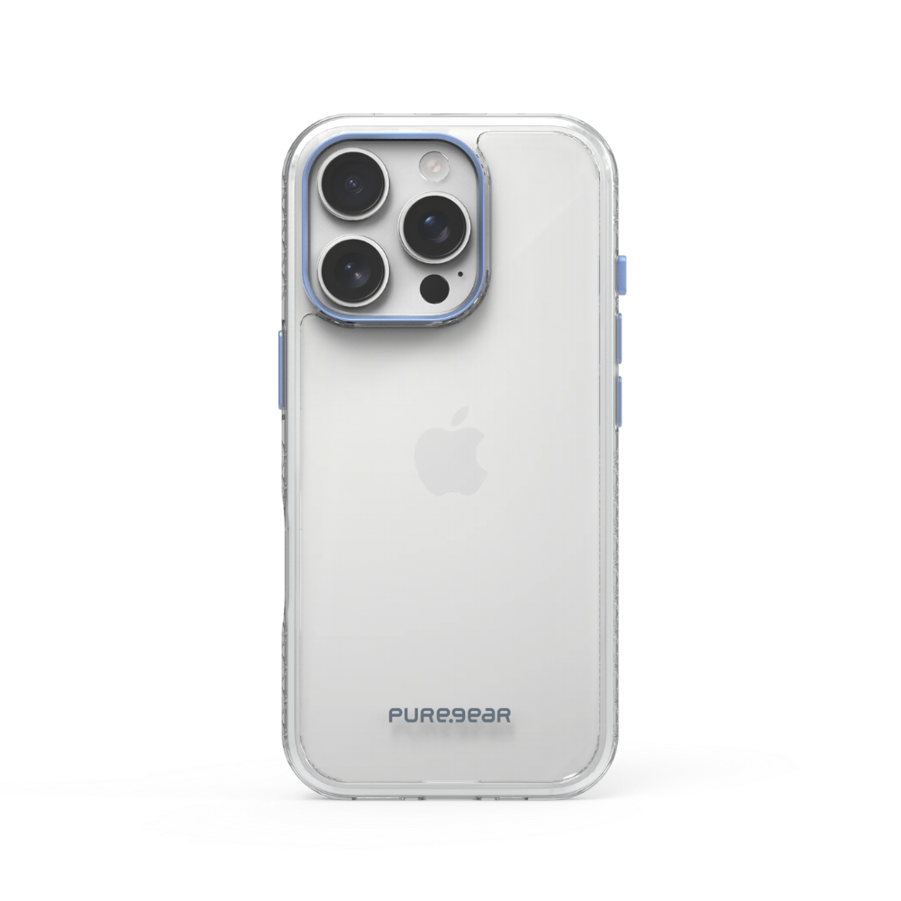 iPhone 16 冰鑽減壓防摔保護殼 / 淡藍