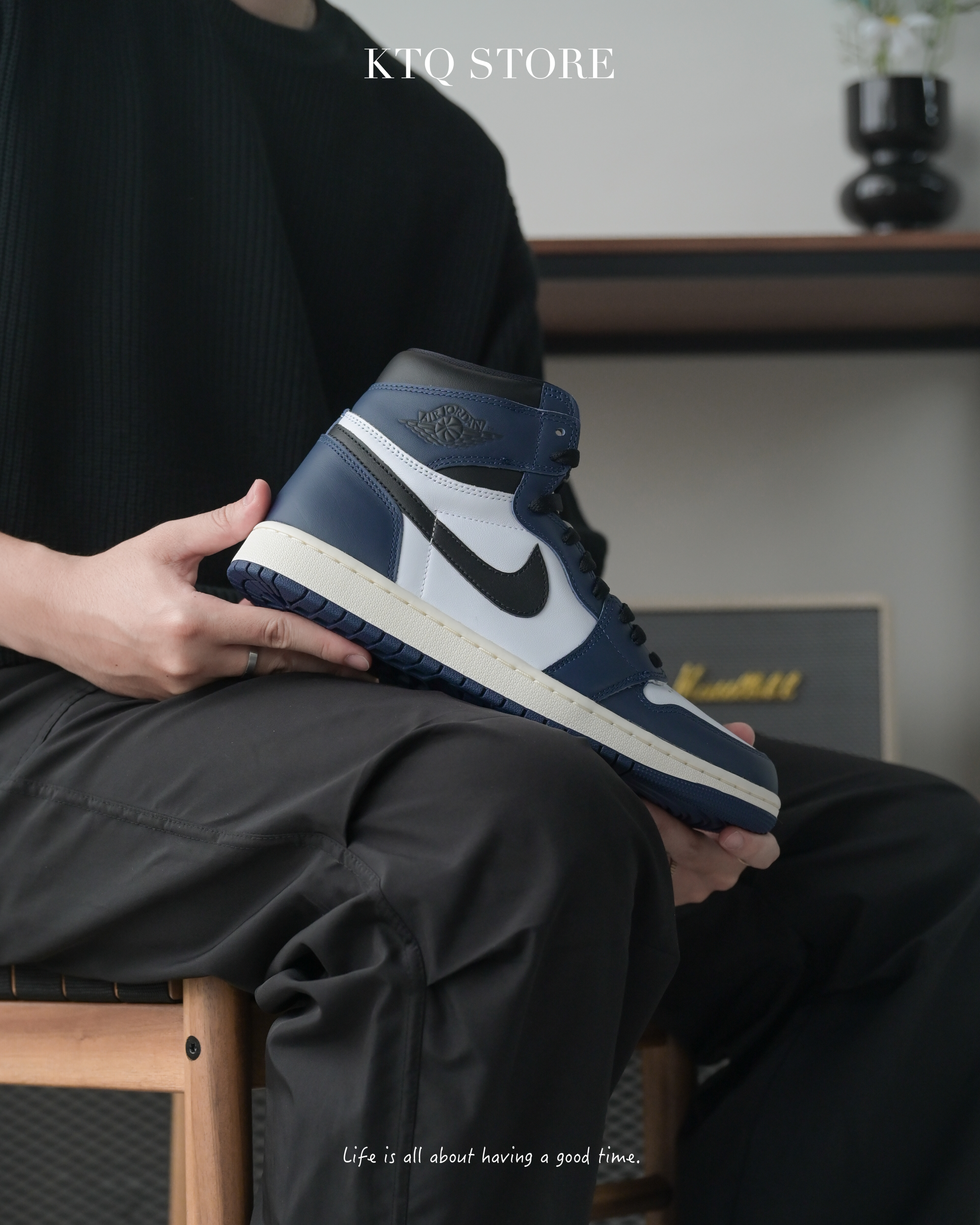 KTQ STORE ‧ Air Jordan 1 High OG "Midnight Navy" 午夜藍 DZ5485-401