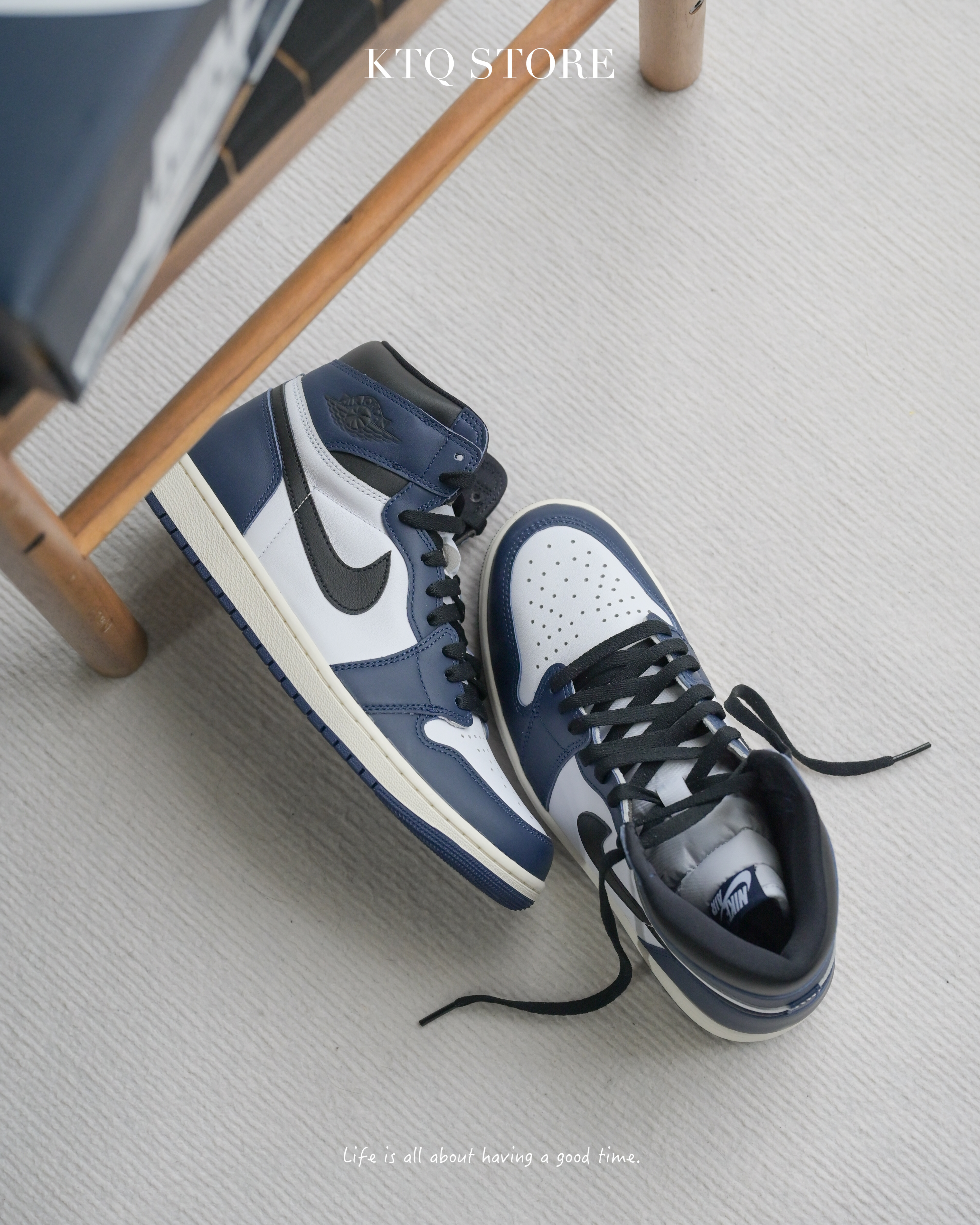KTQ STORE ‧ Air Jordan 1 High OG "Midnight Navy" 午夜藍 DZ5485-401
