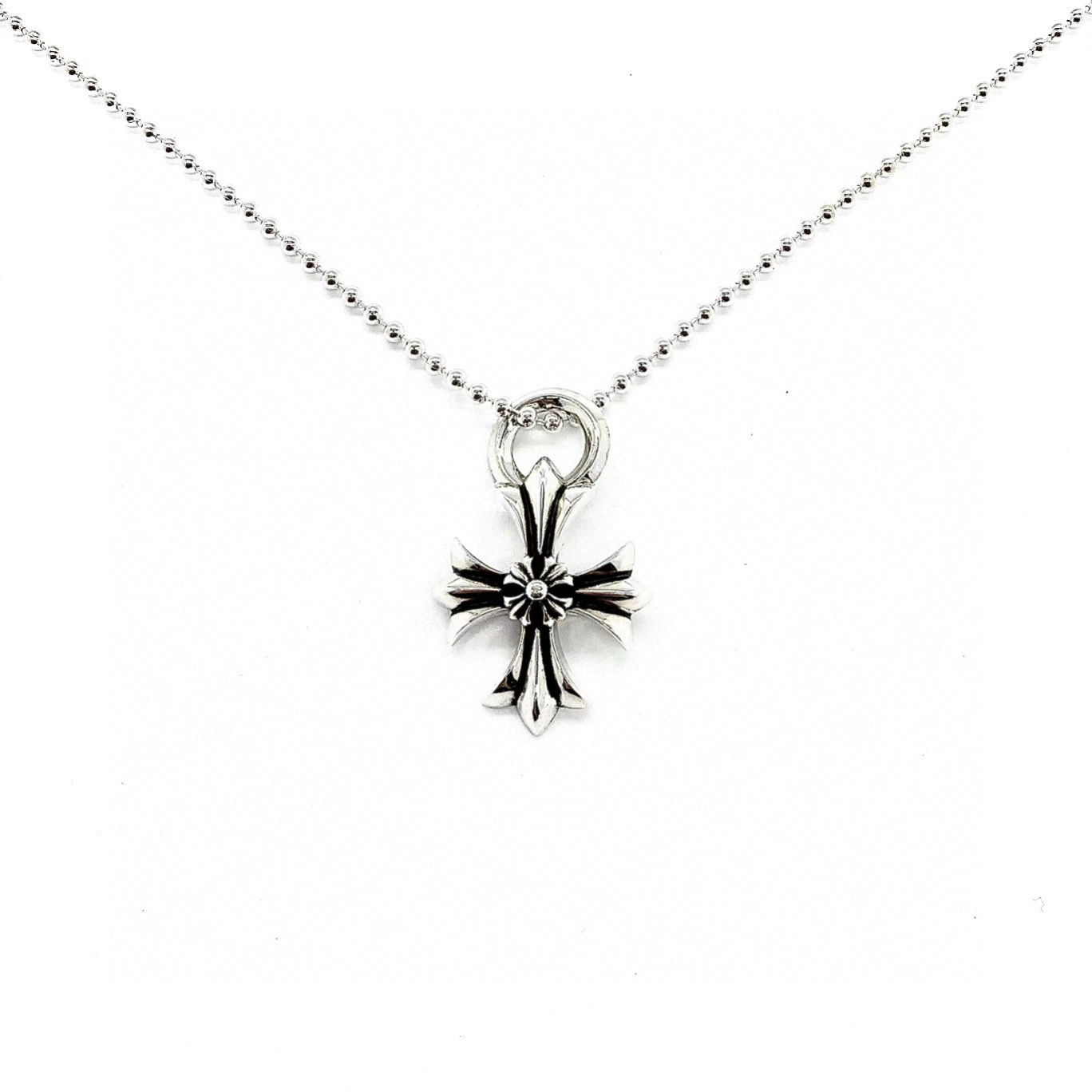 Chrome Hearts CH Plus Cross Pendant Necklace Chrome Hearts CH Plus Cross Pendant Necklace