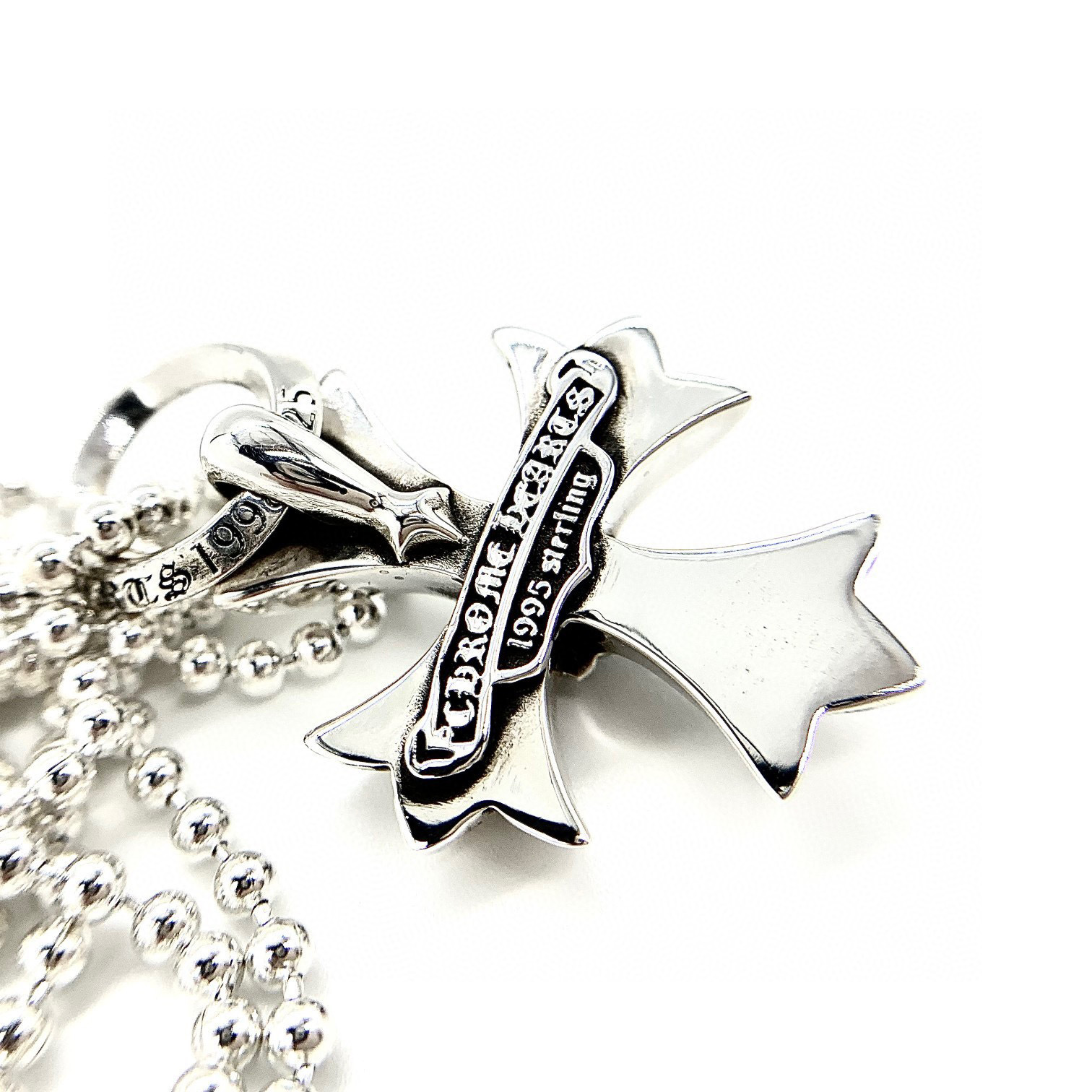 Chrome Hearts CH Plus Cross Pendant Necklace Chrome Hearts CH Plus Cross Pendant Necklace