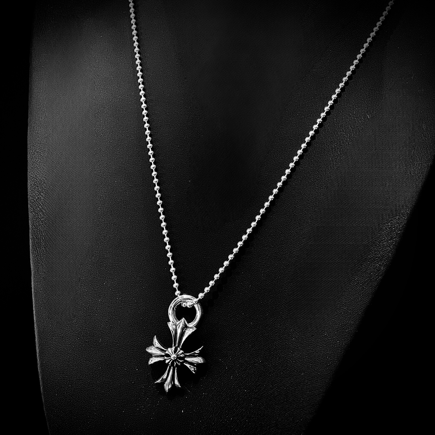 Chrome Hearts CH Plus Cross Pendant Necklace Chrome Hearts CH Plus Cross Pendant Necklace