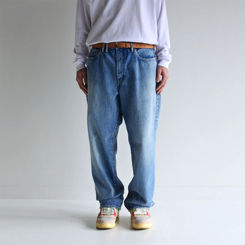 パンツ ANACHRONORM 80's WIDE 5P PANTS INDIGO 30 context by ANACHRONORM 80's Wide 5P Pants Indigo 10Y