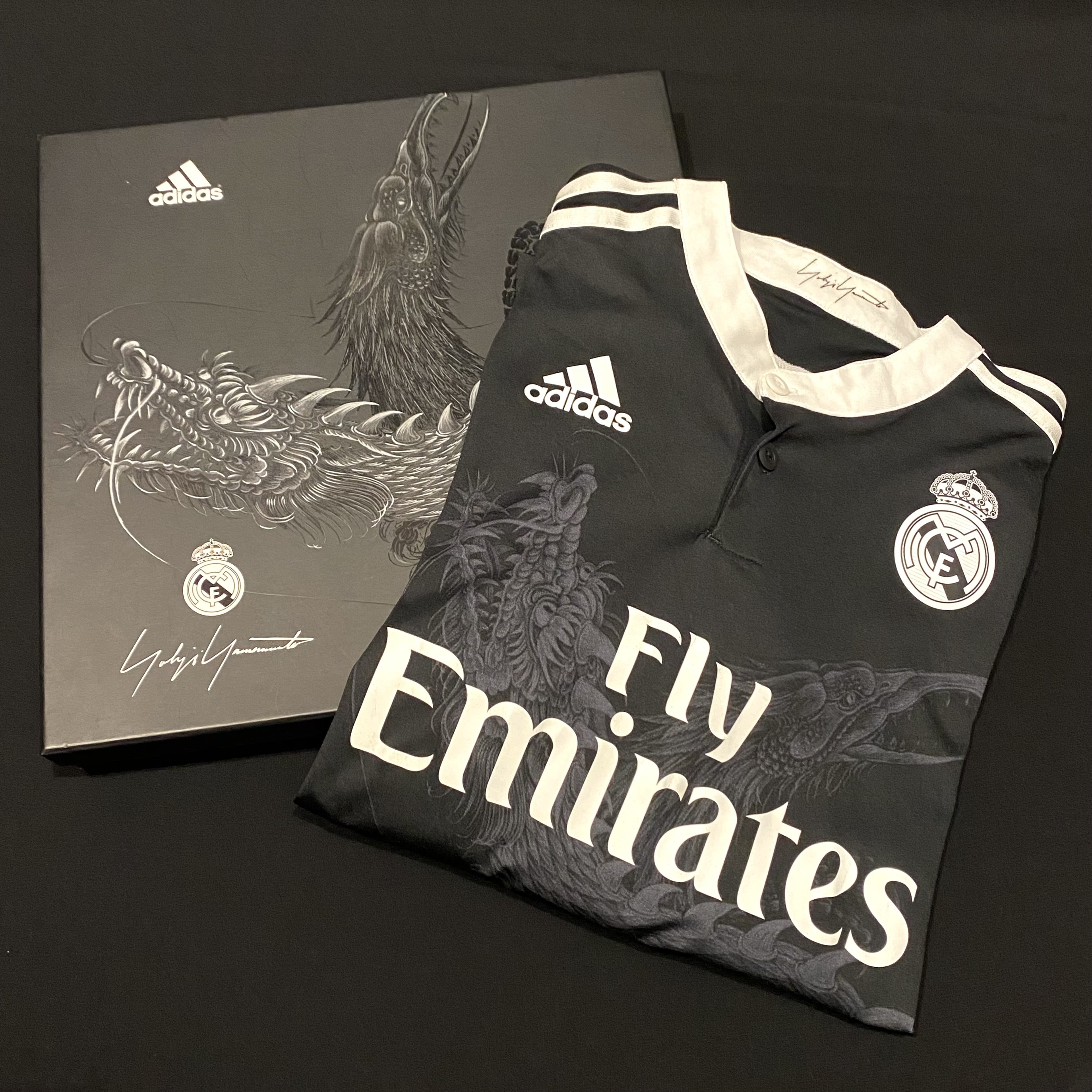 Real Madrid 2014-2015 Adidas Y-3 Third Authentic player shirt #10 JAMES