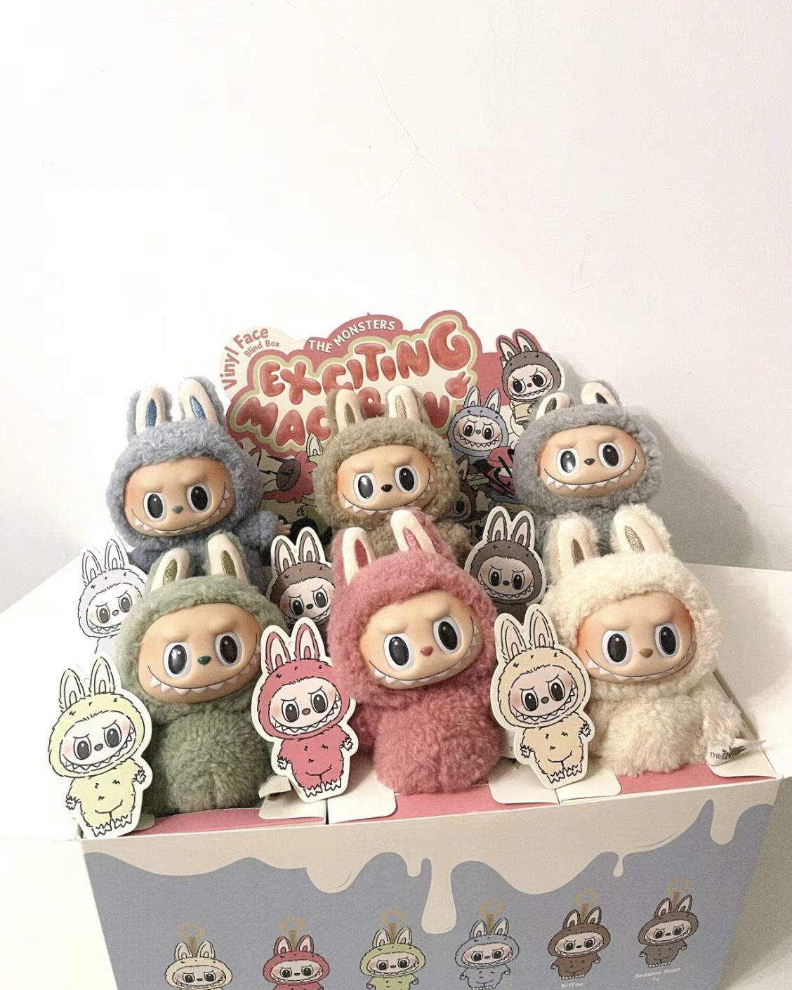 KTQ STORE ‧ Labubu 心動馬卡龍 搪膠 公仔 盲盒