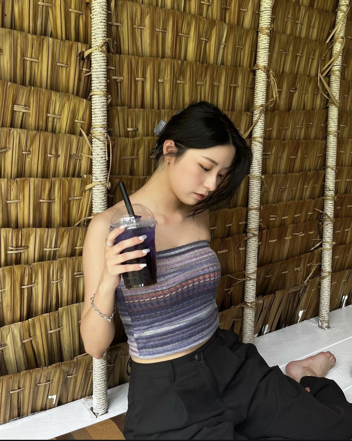 Bokasi Stripe Top