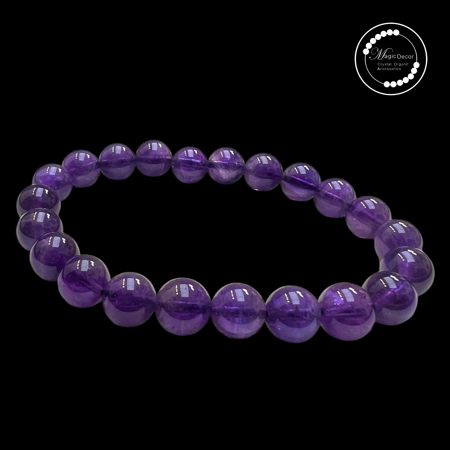 251001 - G24 7mm+傳承級烏拉圭紫水晶手串