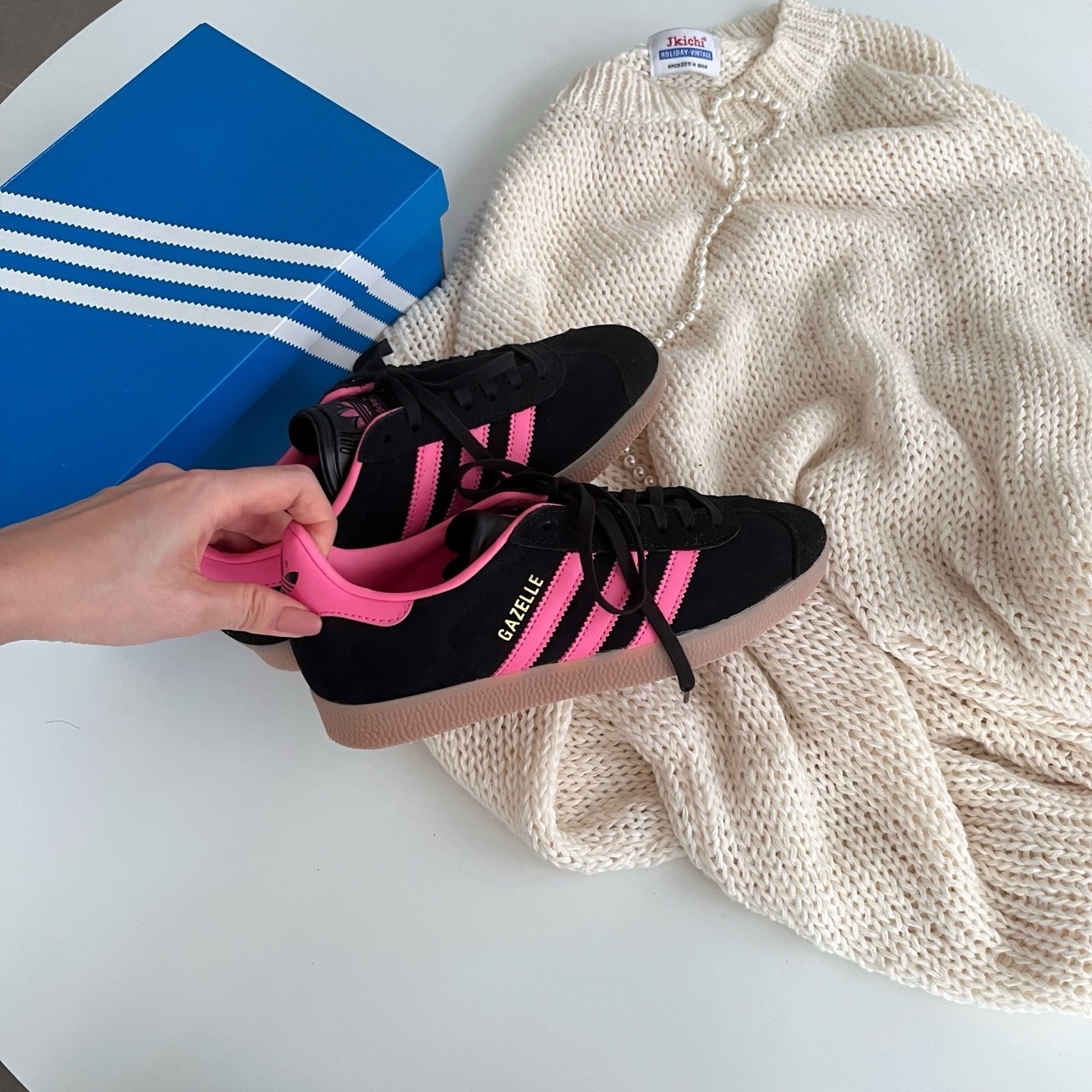 Adidas Originals Gazelle 日本新發售 BlackPink 黑粉 粉紅 復古鞋 JH5667