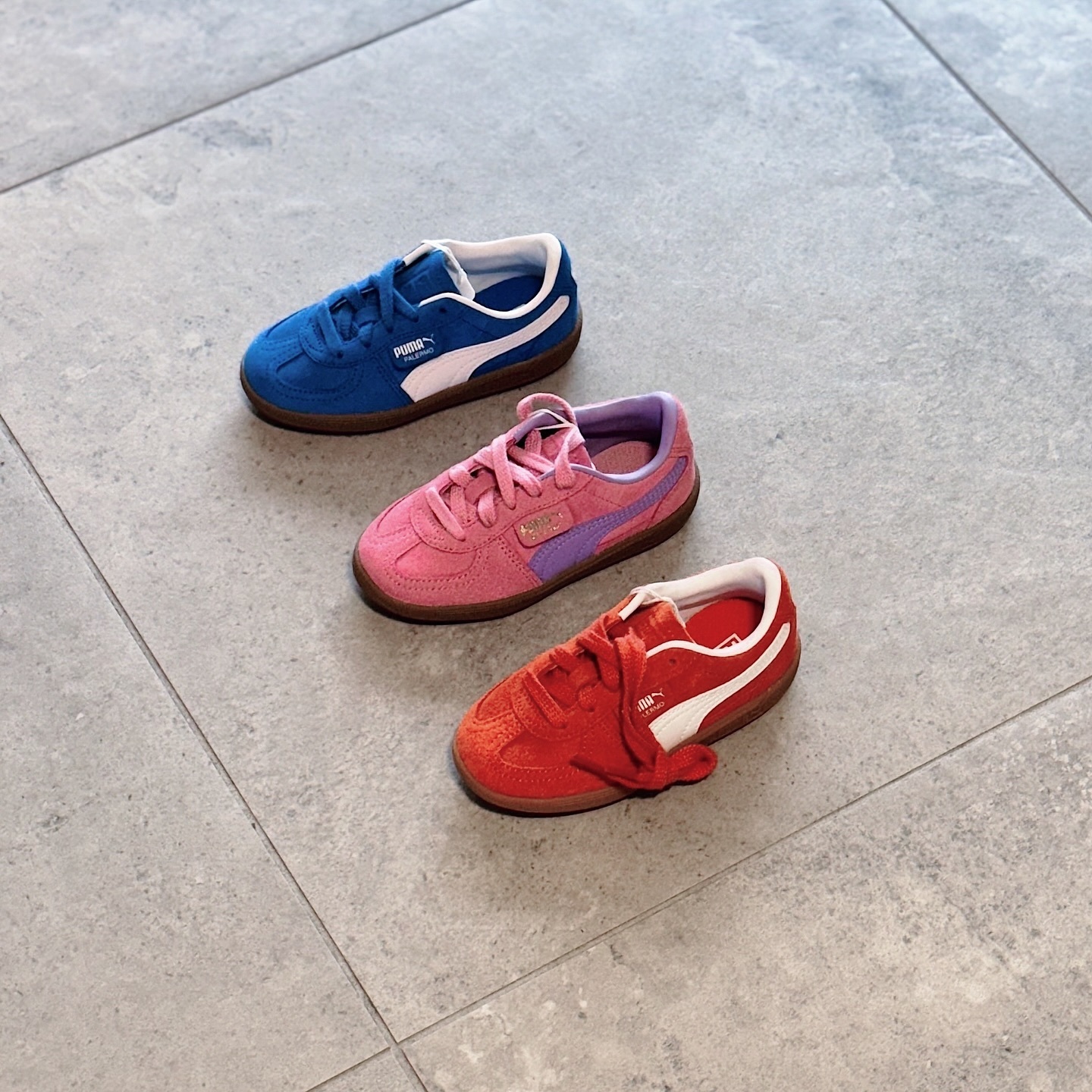 PUMA Palermo PS ROSÉ 同款 4色 薰衣草紫 復古 中童 童鞋 39727312