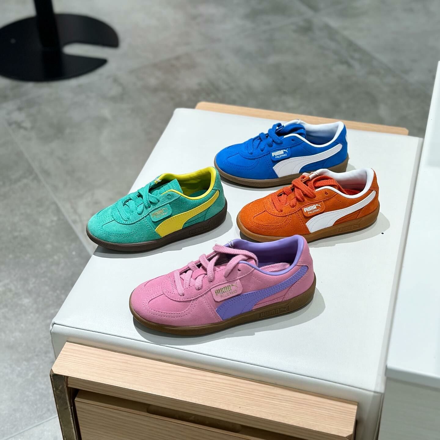 PUMA Palermo PS ROSÉ 同款 4色 薰衣草紫 復古 中童 童鞋 39727312