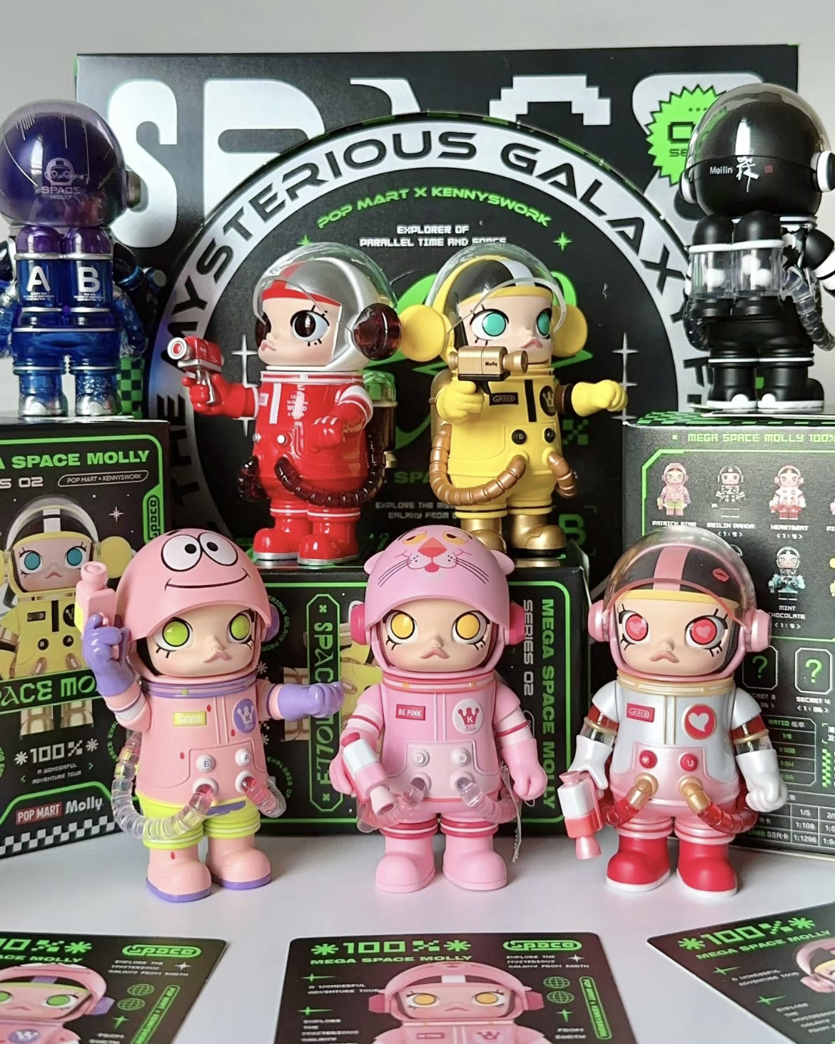 <官方正版授權>POPMART MEGA SPACE MOLLY 100% 周年系列2 第二代 盲盒 公仔 泡泡瑪特