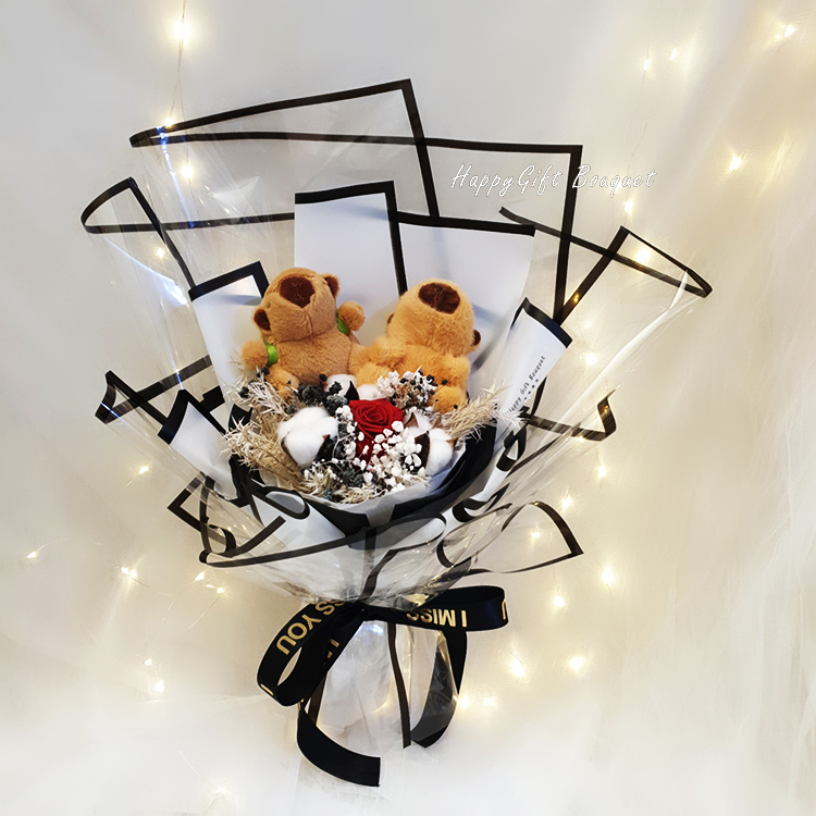 畢業卡皮巴拉香燥花滿天星花束,卡比巴拉花束,卡皮巴拉畢業花束,卡比巴拉香皂花束,capybara-bouquet卡皮巴拉花束,卡比巴拉花束,卡皮巴拉畢業花束,卡比巴拉香皂花束,capybara-bouquet