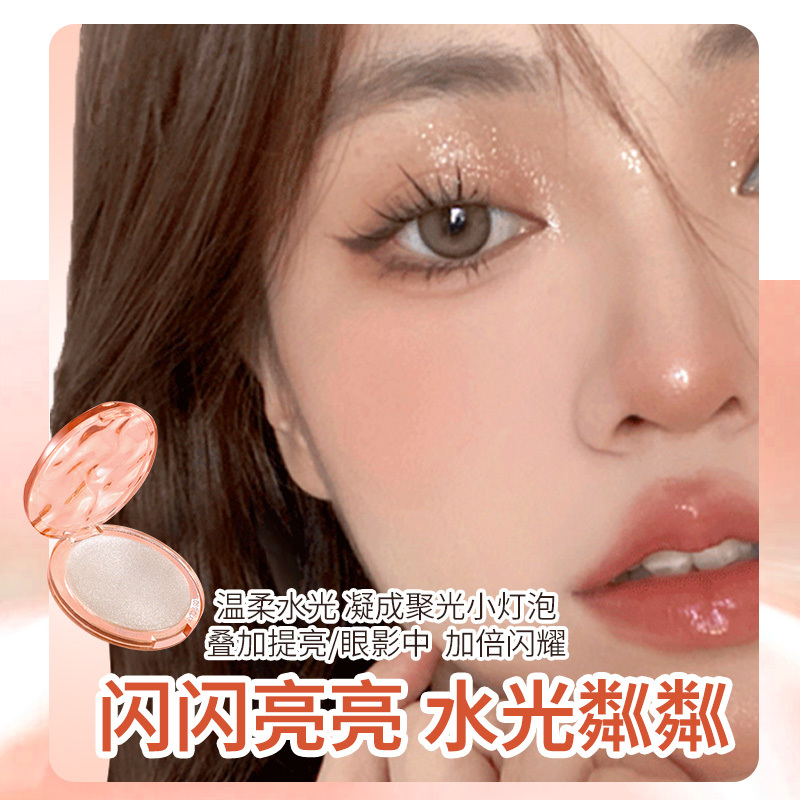 【Nicor 諾可雅】NY6195光影藝術高光泥 月光白 / 夢幻粉 / 香檳金 6g