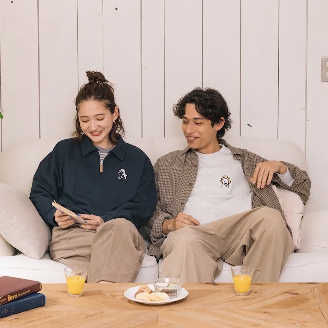 FREAK'S STORE X MATSUI 聯名 松井營 正面小圖 戴耳機 狗狗 大學T/ 預購