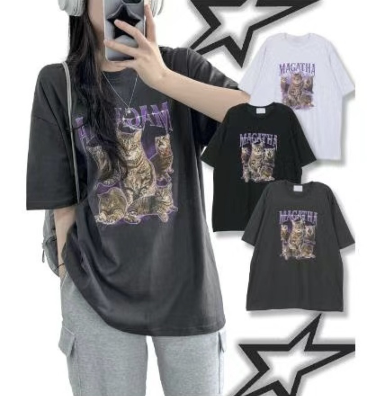 Magatha Overzied Top