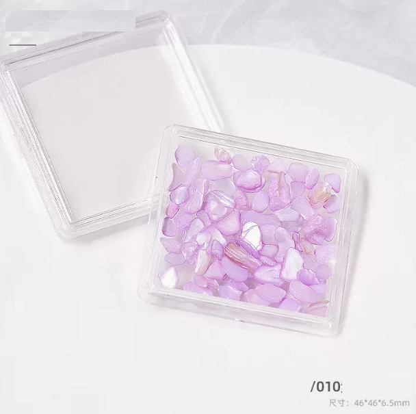 爆款美甲飾品 4mm白色半圓皺紋珍珠（1萬粒）