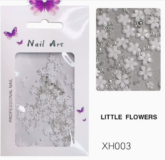 Popular nail art jewelry three-dimensional resin jewelry XH003 (packed in bags)