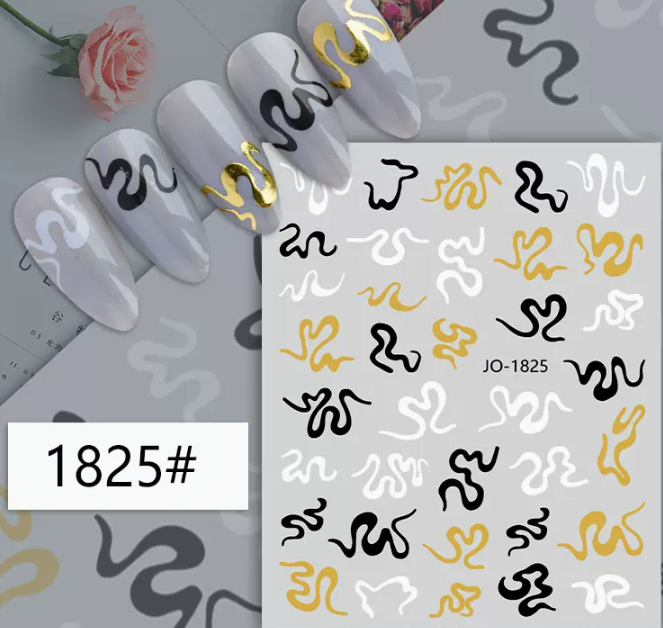 Popular manicure marble stickers (1825#)