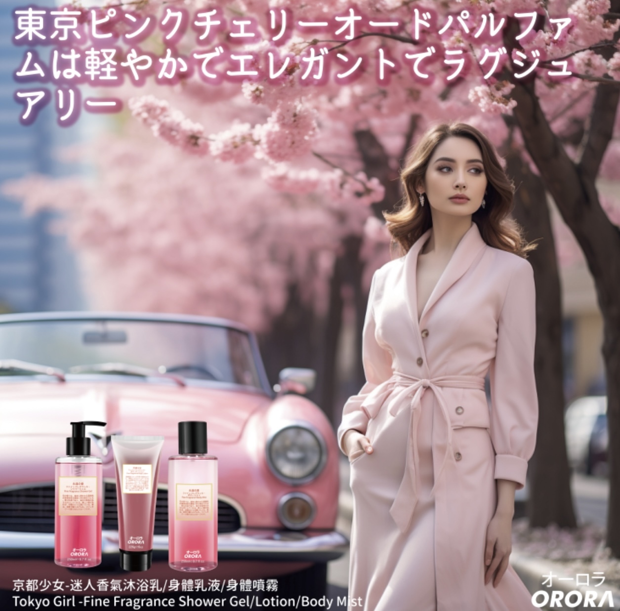 ORORA-京都少女沐浴乳