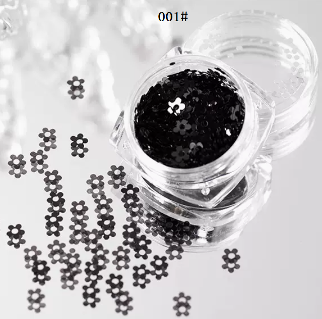 Popular nail art accessories Sky Realm Flower Sequins 001# (1 small bottle)