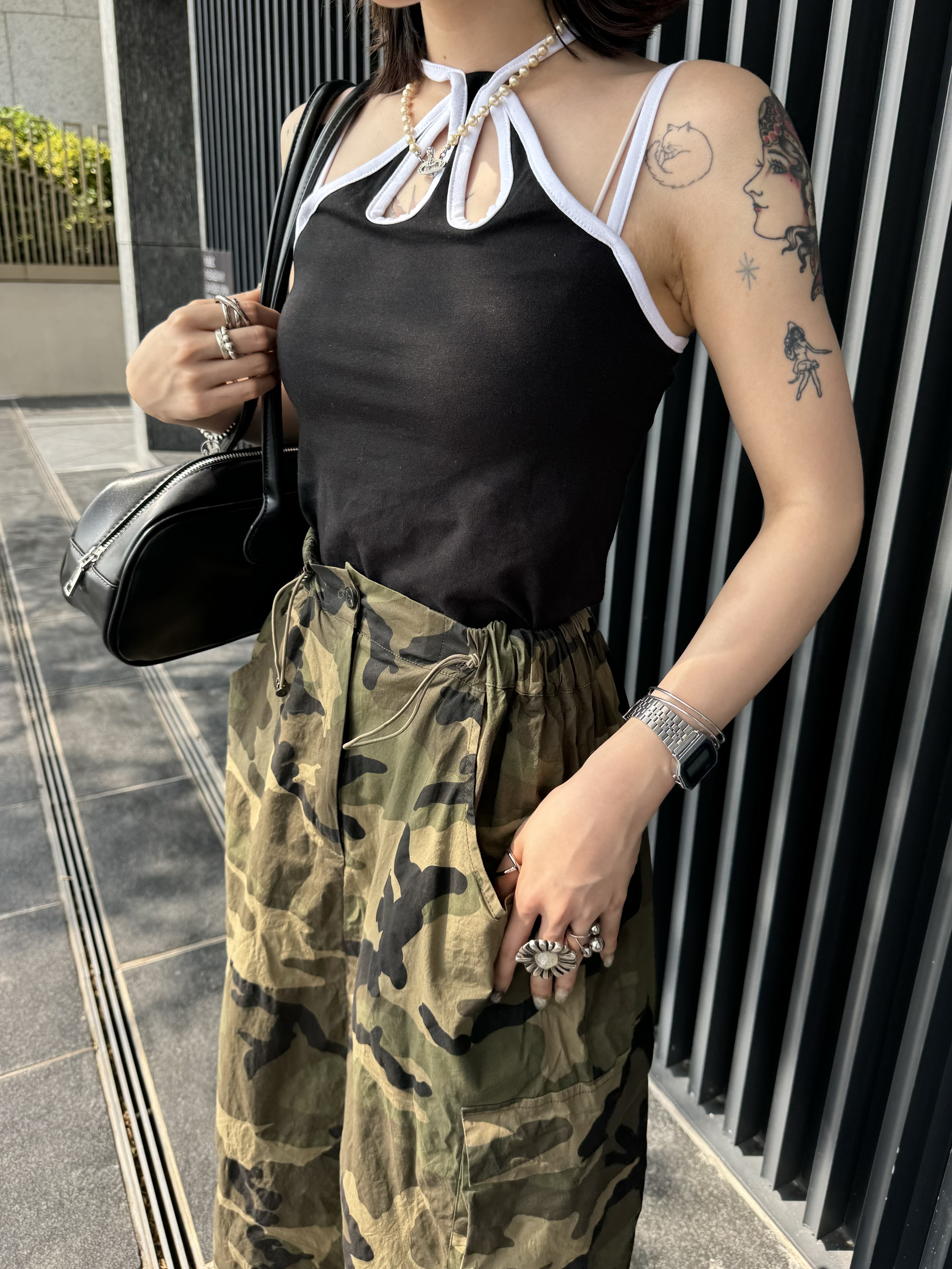 水滴形後肩帶背心