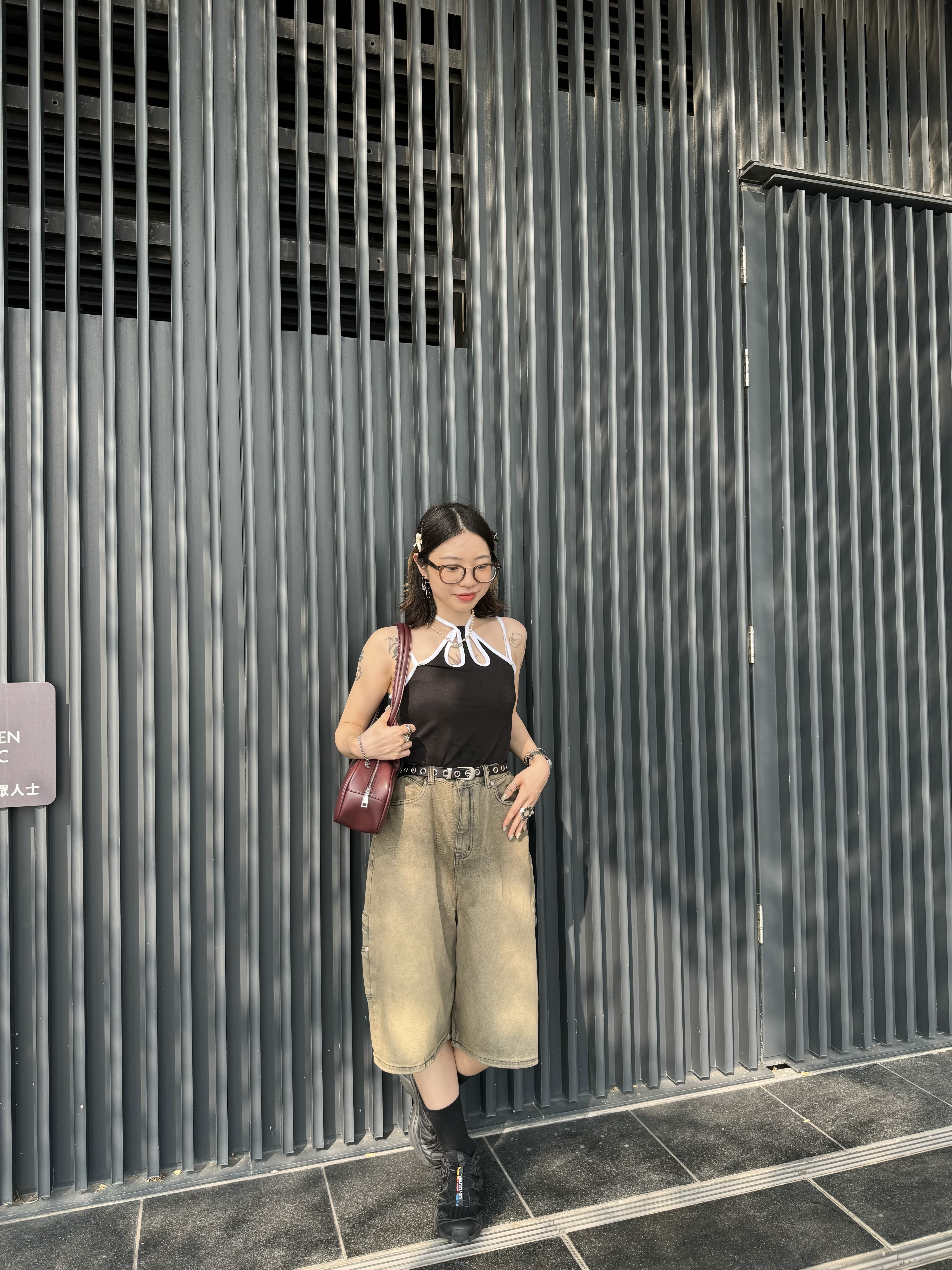 水滴形後肩帶背心