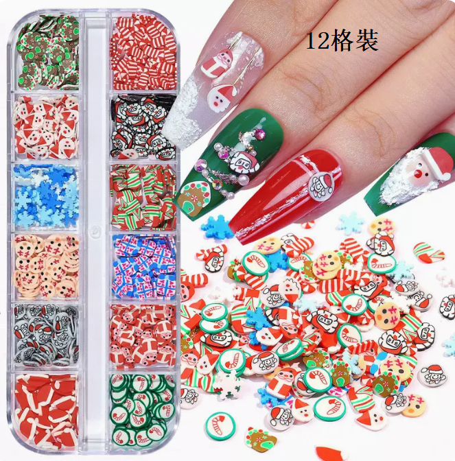 Hot Recommended Nail Art Accessories 12 Styles of Polymer Clay Tablets (12-Gate Pack)