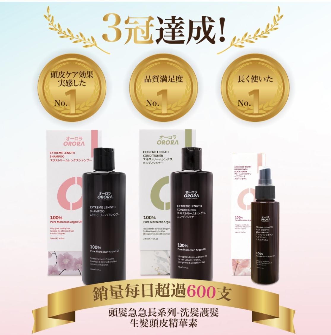ORORA-頭髮急急長防脫生髮護髮素