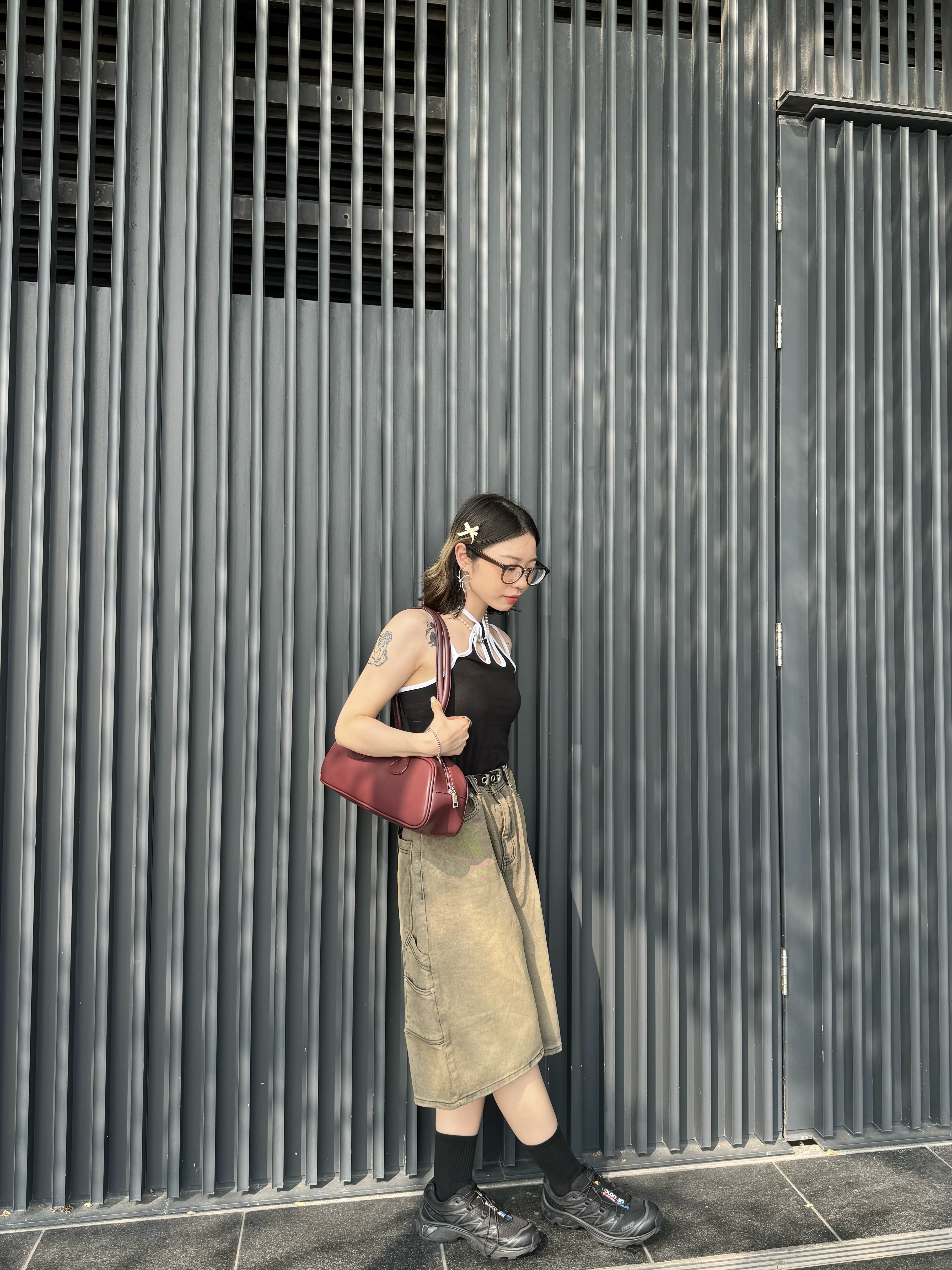 [兩色入] 五分氣球中褲 ( 𝐁𝐋𝐀𝐂𝐊)