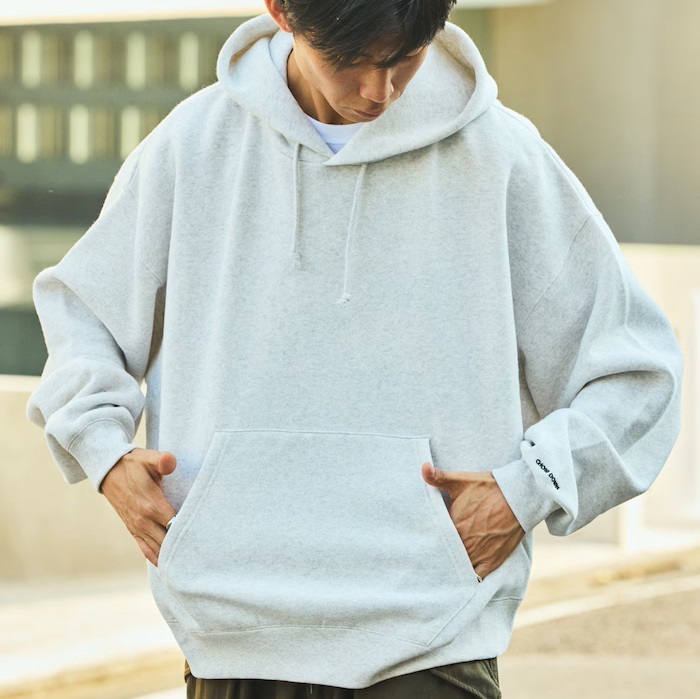 日本限定 FREAK'S STORE CHOW DOWN Big Silhouette Hoodie 刺繡LOGO 連帽上衣 帽T