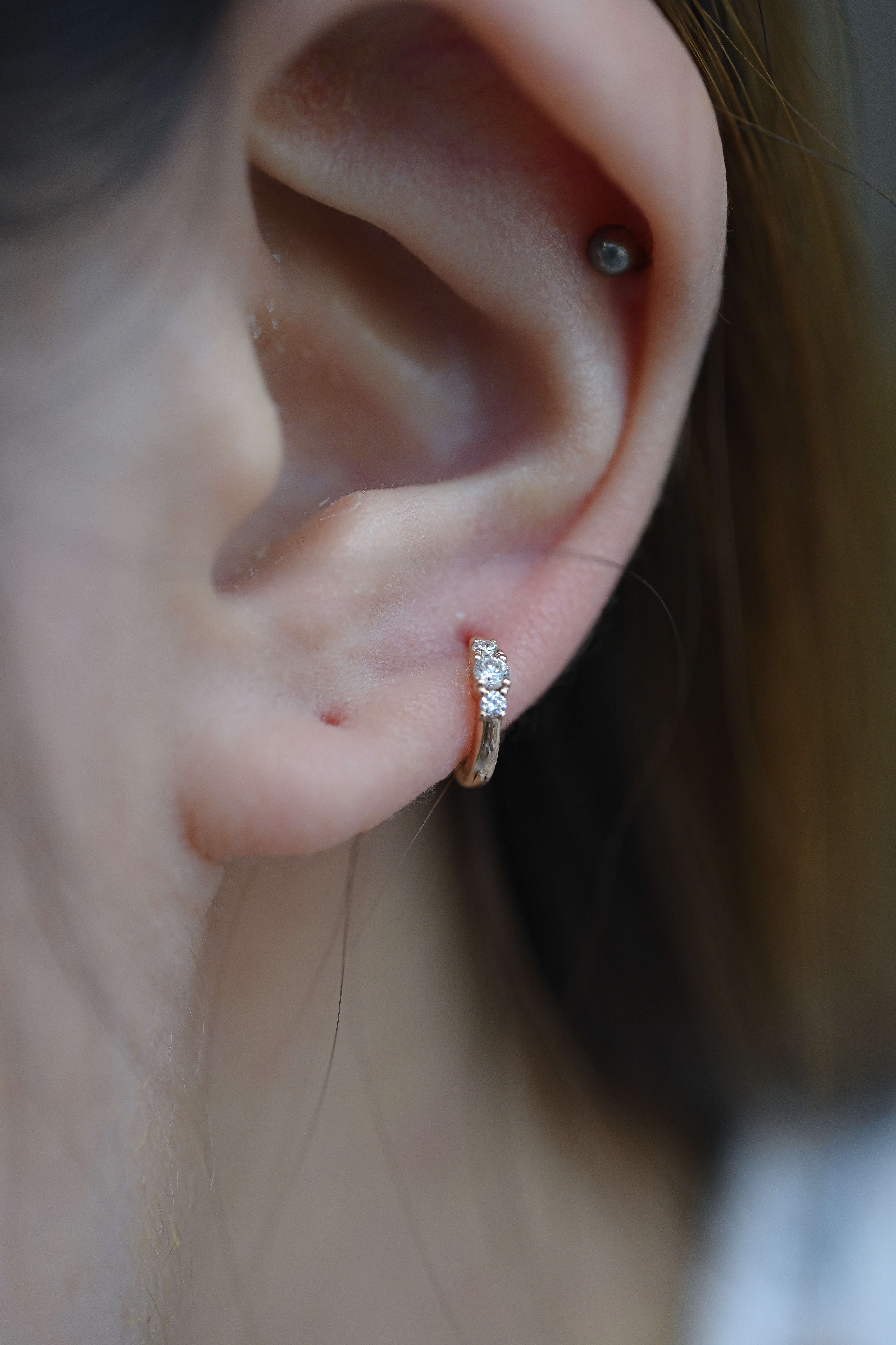 18K Na Diamond Earring