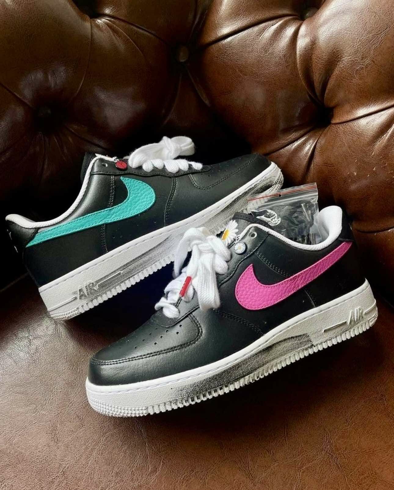 PEACEMINUSONE x Nike Air Force 1 Low GD 權志龍 AF1 "Para-noise 3.0" 刮刮樂材質 破壞刷漆 四色鉤
