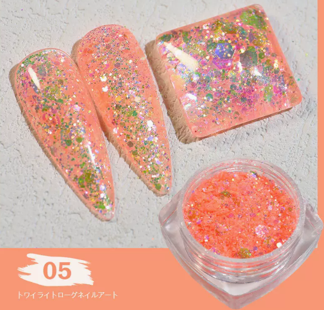 爆款美甲高光流星亮片05（小瓶裝）